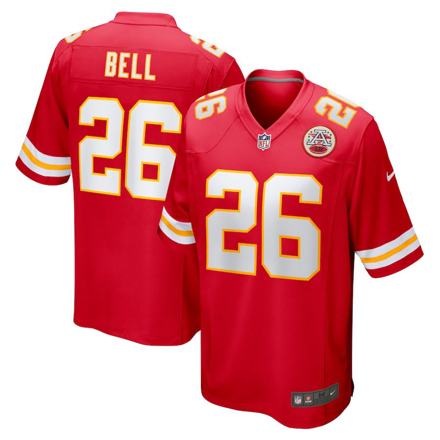 Men Kansas City Chiefs 26 Le Veon Bell Nike Red Game Player NFL Jersey